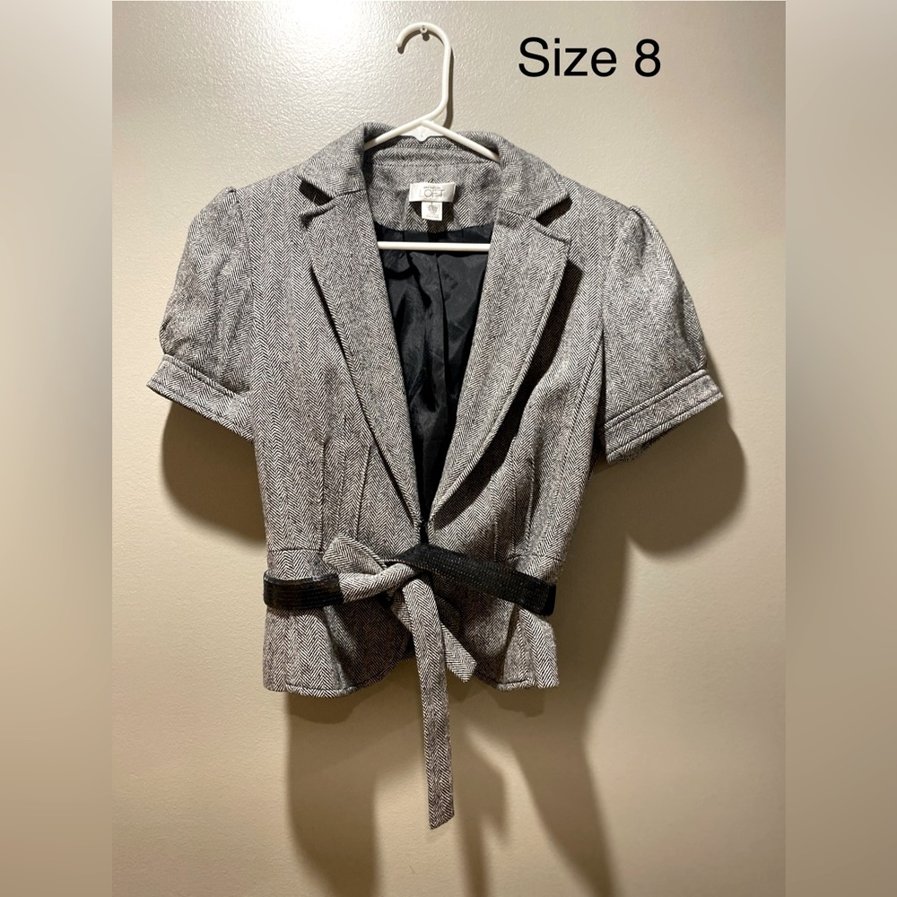 LOFT lady’s wool business-short sleeve coat